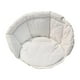 thumbnail image 1 of Cojín para silla colgante de mimbre, cojín para hamaca, silla colgante con forma de lágrima, puente para jardín Blanco 60x60x45cm, 1 of 9