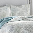 thumbnail image 3 of Laura Ashley Saltwater Reversible Quilt Set, King Saltwater Blue 206341, 3 of 9