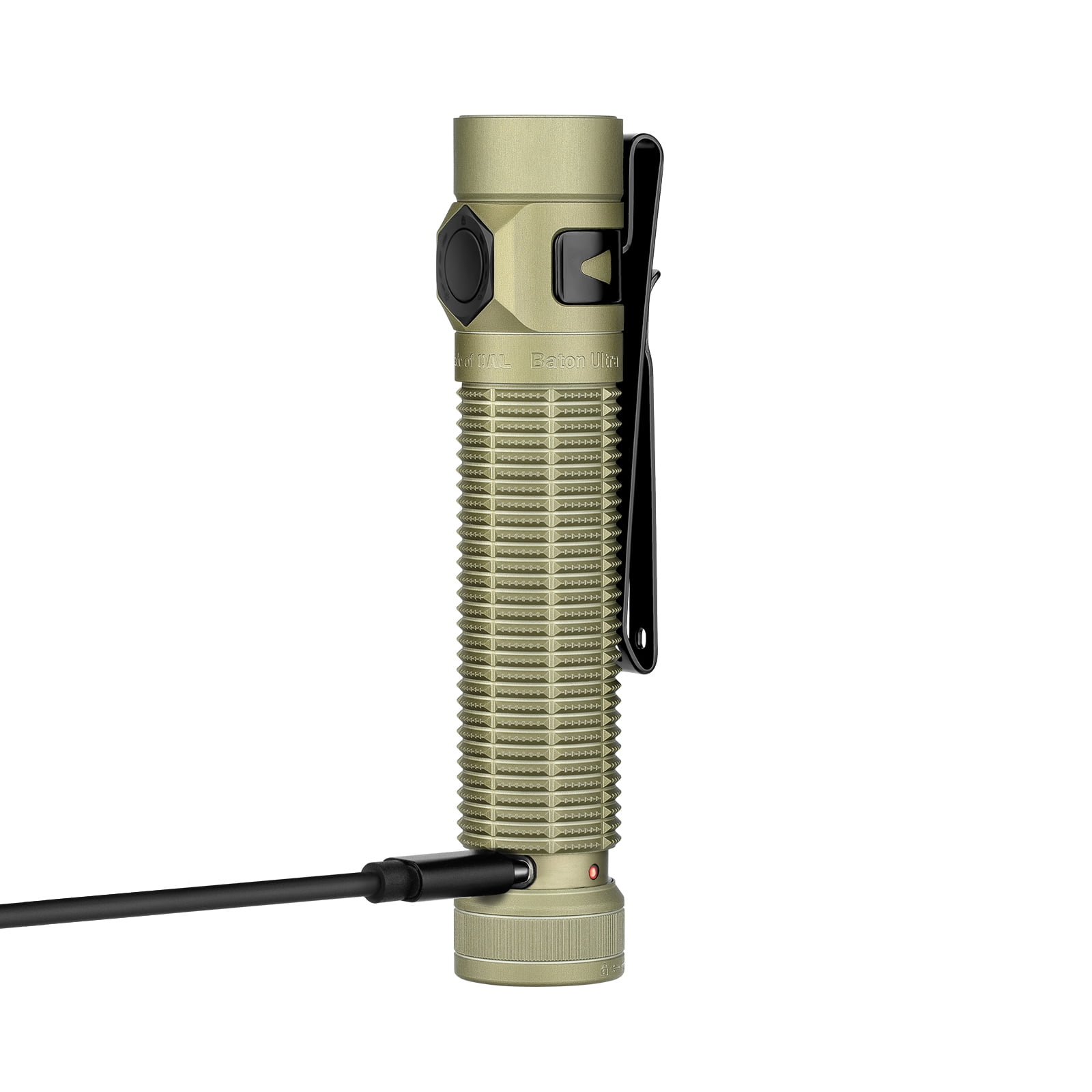 Olight Baton Ultra Dual Switch Compact EDC Flashlight, OAL, 1800 Lumens (Olive Green)