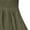 Army Green, variant on Women's Cotton Linen Dress Casual Button down Long Sleeve Ruffle Long Dress Plus Size Lapel Collared Maxi Dress