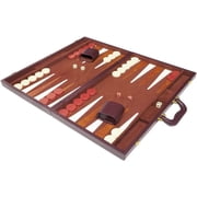 21-inch Tournament Backgammon Set - Brown