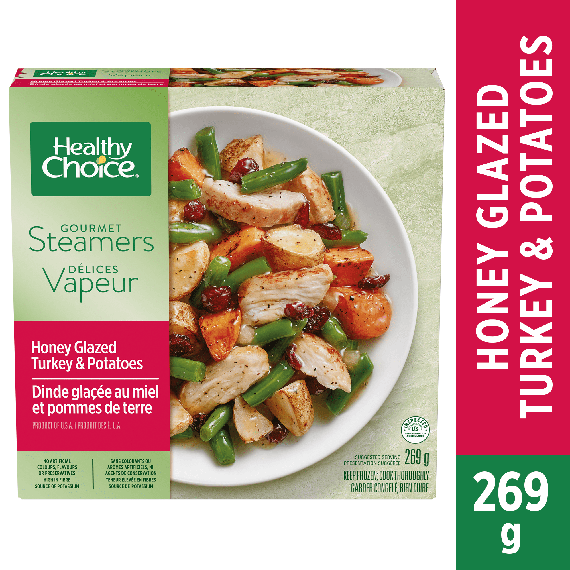 Healthy Choice Gourmet Steamers Honey Glazed Turkey & Potatoes