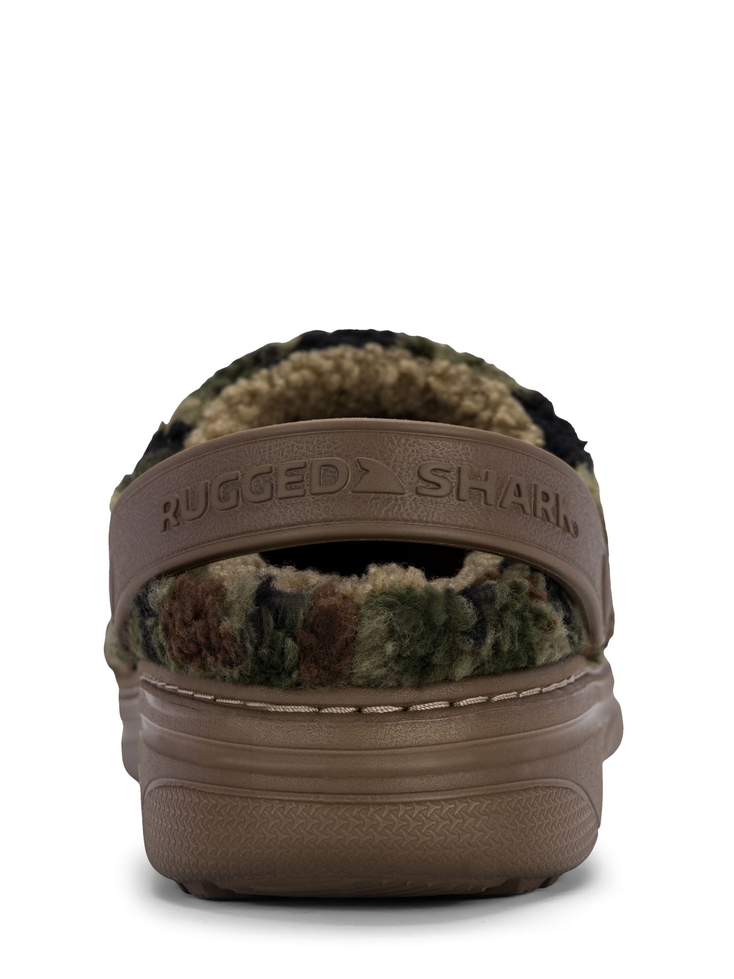 Rugged Shark Men's Faux Shearling Clogs
