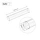 thumbnail image 2 of Plástico Tubería Rígido Policarbonato Redondo Tubo Transparente 1"(26mm) ID 1.1"(28mm) OD 6" (150mm) Alto Impacto para Iluminación, Maquetas, Agua Plomería, 2 of 7