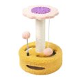 thumbnail image 1 of Pet Scratching Post Climbing Frame Pillar Interactive Scratching Post Toy Scratch Furniture Playing Scratcher Home Living Room Yellow Pink, 1 of 9