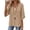 Khaki v neck embroidered 3/4 sleeve blouse women a1, variant on thefmos Women's V Neck Embroidered Blouse 3/4 Sleeve Loose Fit Solid Color Casual Pullover Fashion Spring Fall Outfit, Green 2XL