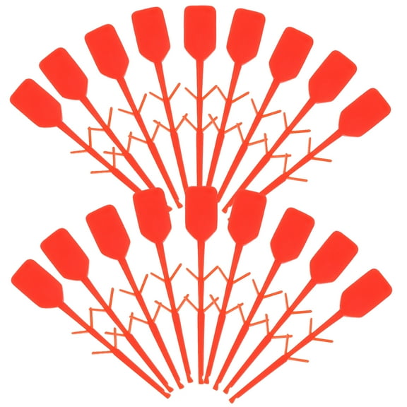 Masteelf 100PCS Security Seals Tamper Proof Self Locking Tags Pull Tie Tags Fire Extinguisher Tags Fire Safety Pull Pin Extinguisher Tags