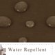 thumbnail image 2 of Cortina de ducha marrón moderna para baño, tela marrón y blanca, diseño geométrico abstracto, decorativa, gris, repelente al agua, 182 x 182 cm, 2 of 6
