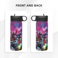 thumbnail image 4 of Guardians Of The Galaxy Water Bottle, Cute Pattern Stainless Steel Vacuum Insulated Water Bottle with Straw, 18OZ Portable Leak Proof Drinking Bottle for Outdoor Office Travel School, 4 of 8