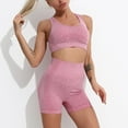 thumbnail image 5 of VISALY Sports Bras For Women High Impact Sports Bras For Women Woman All Season Solid Color Tight Height Elasticity Quick Dry Yoga Bra Yoga Sports Bra Wireless Bras For Women Comfortable Bras Pink S, 5 of 6
