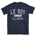 thumbnail image 1 of Le Roy Illinois Classic Established Men's Cotton T-Shirt, 1 of 1