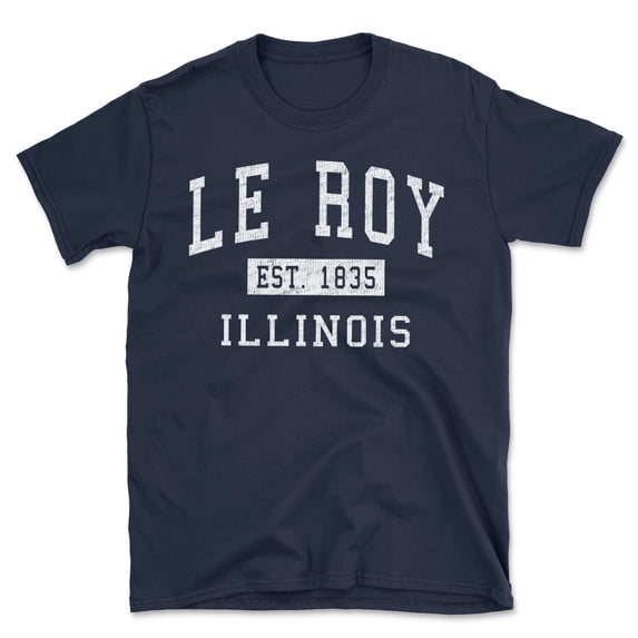 Le Roy Illinois Classic Established Men's Cotton T-Shirt