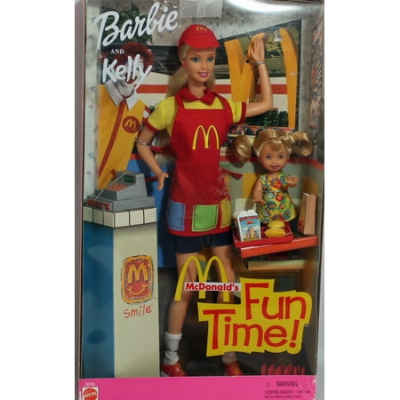 Barbie and Kelly McDonald's Fun Time! Doll Set 2001 Mattel 29395
