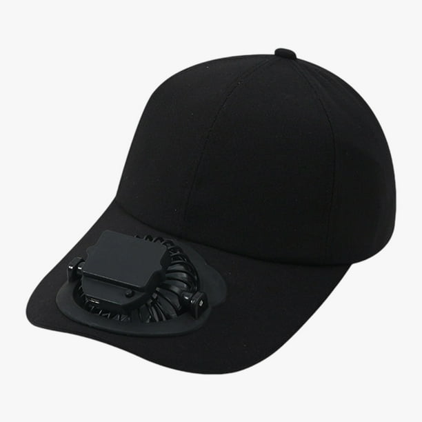 Sombreros para Hombres Nuevos Sombreros Recargables de Ventilador para Hombres Y Mujeres en Verano, Viajes de Ocio para Adultos, Sombreros de Béisbol de Secado Rápido de Color Sólido, Sombreros Protec