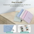 thumbnail image 4 of Mini Photo Album Photo Book Album 108 Pockets 18 Pages for Fujifilm Instax Mini 11/ 9/ 8/ 7s/ 70/ 25/ 50s/ 90 Color Films Photo Camera Paper for Name Card Credit Card, 4 of 6