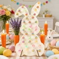 thumbnail image 2 of Easter Wooden Display Stand for Lollipops & Donuts, Easter Party Dessert Holder Wooden Ornament for Tabletop Candy Display & Holiday Party Decoration, 2 of 5