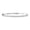 14k White Gold, variant on Fine Jewelry Sterling Silver Round-Shape Lab Grown Diamond Oval Bangle Bracelet for Women (2 cttw, D-F Color, VS1 Clarity) 7inch