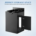 thumbnail image 3 of BarberPub Backwash Sink Station with Shampoo Bowl, Spa Salon Beauty Station Storage Cabinet, 7134, 3 of 7