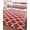 Red, variant on Twin Quilt Bedding Set, Red Striped Reversible Summer Quilt 3 Pieces, Modern Abstract Ombre Geometric Morocco Lightweight Bedspreads Coverlets with 2 Pillow Shams for All Seasons