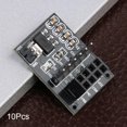 thumbnail image 3 of 10 Uds. Placa adaptadora de enchufe de módulo adaptador inalámbrico de 3,3 V para NRF24L01 de 8 pines Likrtyny Accesorios electrónicos, 3 of 9
