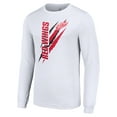 thumbnail image 2 of Men's Starter White Detroit Red Wings Color Scratch Long-Sleeve T-Shirt, 2 of 3