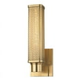 thumbnail image 2 of Hudson Valley Lighting 7031 Gibbs 1 Light 13" Tall Wall Sconce - Brass, 2 of 2
