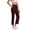 Wine, variant on Yoga Dress Pants for Women High Waist Casual Business Work Slacks Straight Leg Stretchy Capris Toursers Wine S