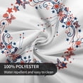 thumbnail image 4 of USA Flag Tablecloth Round American Stars Butterflies Circle Table Cloth 60 Inch 4th of July Memorial Day Patriotic Heat Resistant Reusable Table Cover for Holiday Kitchen Dinning Party Decor, 4 of 6
