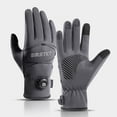 thumbnail image 4 of Hellosay Mens Ski Snow Warm Gloves Thermal Warm Touch Screen Gloves Christmas Gifts Gray, 4 of 9