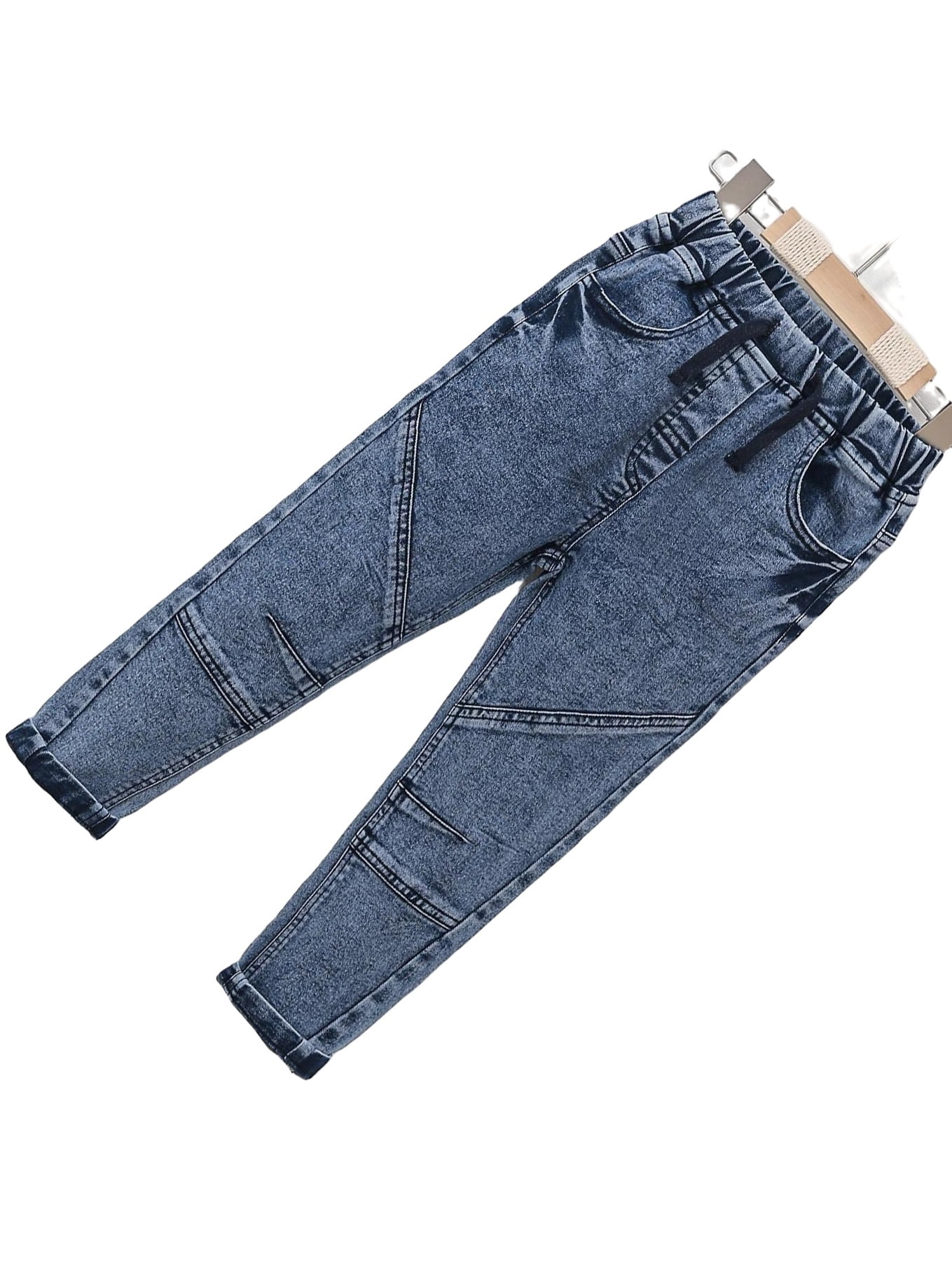 Plain Straight Leg Medium Wash Toddler Boy Jeans ( Boy's)