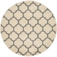 thumbnail image 1 of Unique Loom 3125015 3 Pi 3 Po x 3 Pi 3 Po Tapis Rond en Treillis de Philadelphie&44; Beige, 1 of 2