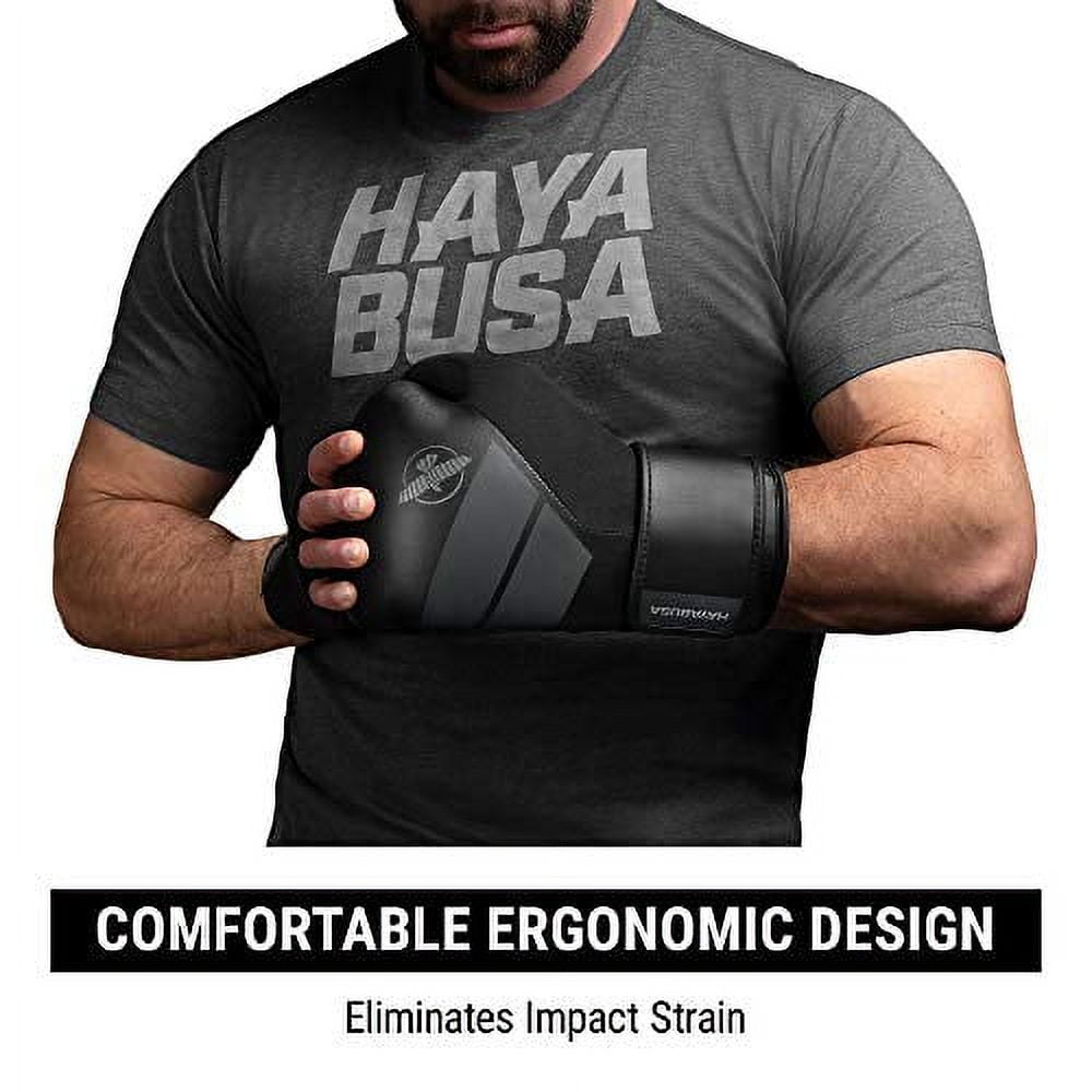 Hayabusa S4 Boxing Gloves for Men and Women - Black, 12 oz