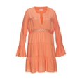 thumbnail image 5 of LASCANA Women's Flowy Flared Sleeve Dress Lace Trim, 5 of 6