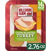 Hillshire Farm Snack Kit Oven Roasted Turkey Breast, Cheddar Cheese & Wheat Crackers, 2.76 oz Pack