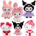 thumbnail image 2 of Muñeco de peluche de Sanrio Hello Kitty Kawaii Rose My Melody Anime de 20 a 35 cm, juguete suave para niña, regalo de cumpleaños y Navidad, 2 of 5