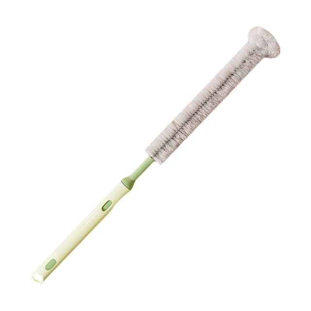 Brosses pour Tasses en Acier Inoxydable à Long Manche, Brosse pour Tasse pour Machine à Rompre les Murs, Brosse de Nettoyage en Acier Inoxydable, Brosse Multifonctionnelle pour Laver les Tasses, Brosse Spécialisée, 33X6X5Cm Brosse en Plastique Verte Bouteille en Acier Inoxydable