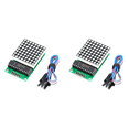 thumbnail image 1 of Peggybuy MAX7219 8x8 Dot Matrix Module MCU LED Display Control Module 5V with Interface, 1 of 4