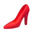 thumbnail image 2 of 1/6, Zapatos de tacón alto, Escala hecha a mano, Moda femenina, Zapatos de tacón de aguja, para 12 pulgadas rojo, 2 of 3