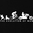 thumbnail image 3 of CafePress - Evolution Of Man Motorcycle Rider Chopper Sweatshi - Classic Crew Neck Sweatshirt, 3 of 4