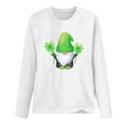 thumbnail image 4 of FAIWAD Hauts de la Saint-Patrick pour Femmes à Manches Longues, Col Rond, Imprimés, Décontractés, Tuniques Grande Taille, 4 of 4