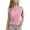 Pink, variant on Lopecy-Sta Short Sleeve Girls Tops Casual Trendy Henley Neck Button Down Shirts Tunic Tees 3-14 Years