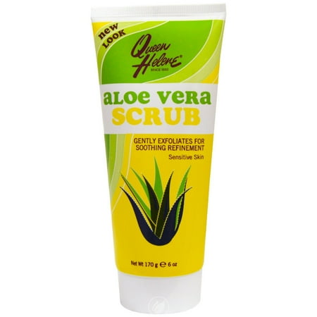 [ 2 PACK ] QUEEN HELENE - Aloe Vera Facial Scrub, 6 Oz. * BEAUTY TALK LA *