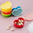 thumbnail image 6 of 5-Piece Rainbow Plastic Snack Storage Boxes Colorful Mini Containers For Nuts Jam And Seasonings, 6 of 8