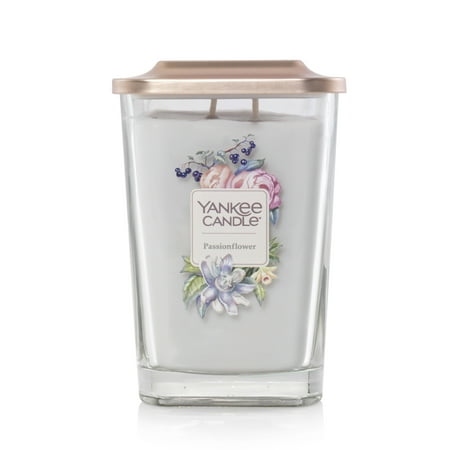 Yankee Candle Passionflower Elevation Collection with Platform Lid - Large 2-Wick Square Candle