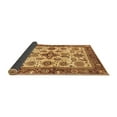 thumbnail image 2 of Ahgly Company Indoor Round Oriental Brown Traditional Area Rugs, 6' Round, 2 of 4