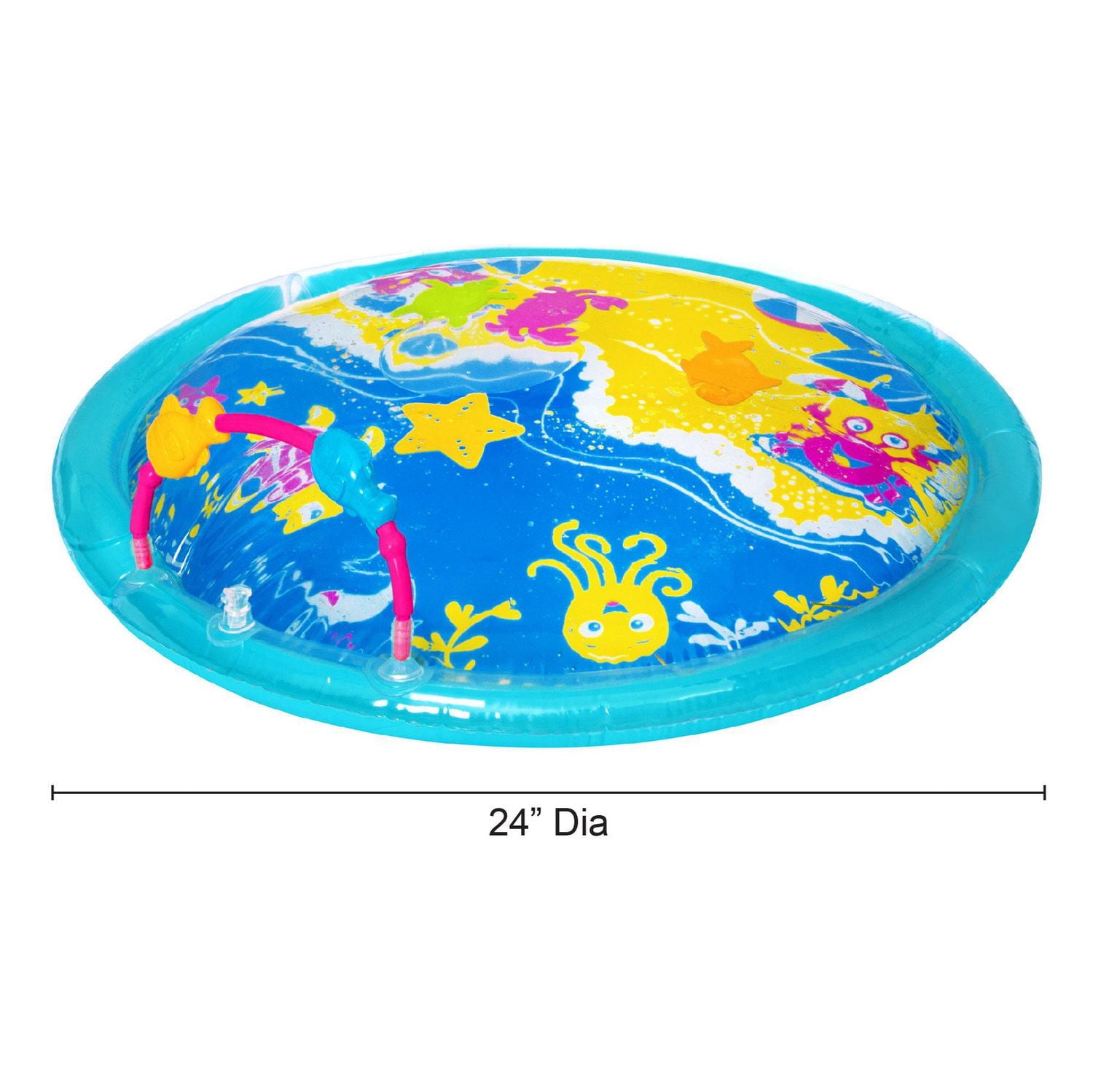 Spark Create Imagine Water Bubble Activity Center Ocean Waves Play Mat, Water Bubble Activity Center