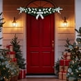 thumbnail image 5 of Christmas Garland Artificial Greenery with Bows and Berries for Staircase Mantle,Luxury Indoor Outdoor Holiday Decor for Home Front Door,Wall Porch,Fireplace Table Centerpiece,Winter Vine Decoration, 5 of 8