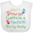 thumbnail image 3 of Inktastic Mechanic Like Daddy Boys or Girls Baby Bib, 3 of 4