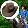 thumbnail image 6 of EHJRE Cowboy Hat Costume Accessories for Music Festival Halloween Performance, 6 of 9