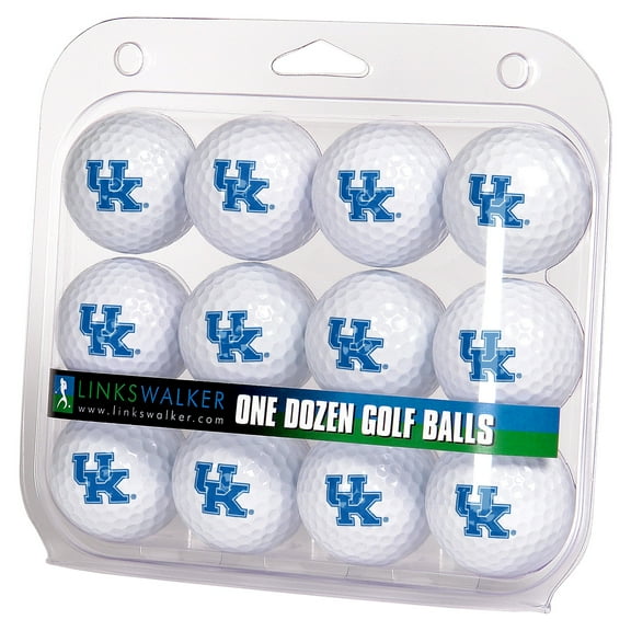 LinksWalker Kentucky Wildcats Golf Balls, 12 Pack